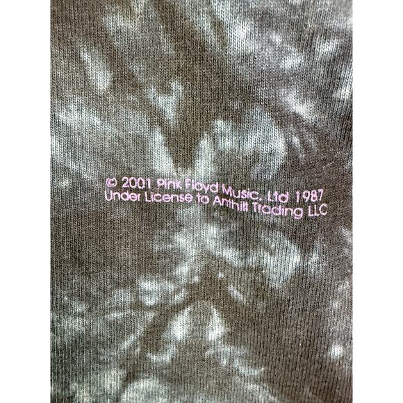 Pink Floyd Dark Side Of The Moon‎ Hand Dyed by Sundog Tye Die Unisex 2X 2001 VTG - Picture 3 of 7
